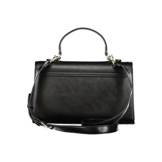 Bolso de mujer de poliuretano negro