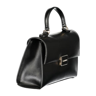 Bolso de mujer de poliuretano negro