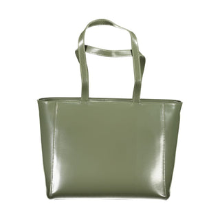 Handtasche aus grünem Polyethylen