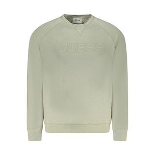 Sudadera verde de algodón para hombre
