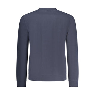 Blue Cotton Men's Sweatshirt