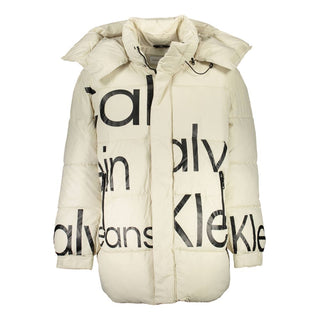 Chaqueta beige de poliéster para hombre