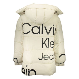 Chaqueta beige de poliéster para hombre