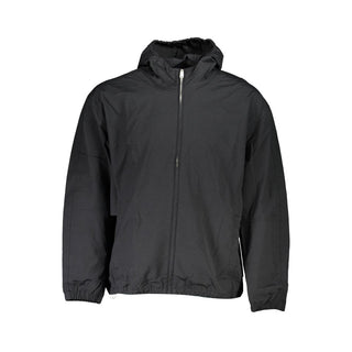 Schwarze Baumwolljacke für Herren