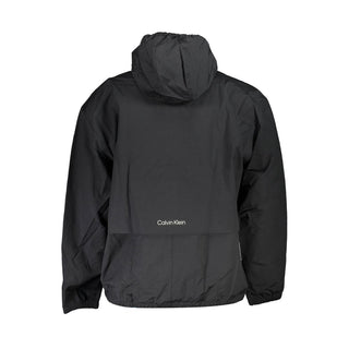 Schwarze Baumwolljacke für Herren
