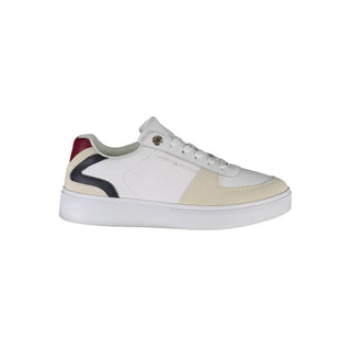 Zapatillas blancas de mujer de poliéster  