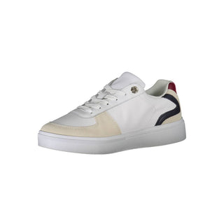Zapatillas blancas de mujer de poliéster  