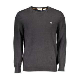 Schwarzer Herrenpullover aus Bio-Baumwolle