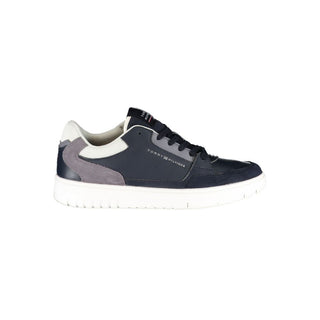 Blaue Herren-Sneaker aus Polyurethan