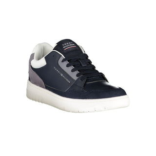 Blaue Herren-Sneaker aus Polyurethan
