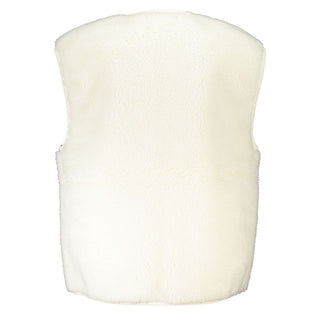 Chaleco de poliéster blanco para mujer