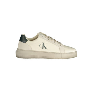 Herren-Sneaker aus weißem Polyurethan