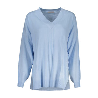 Suéter para mujer de acrílico azul celeste
