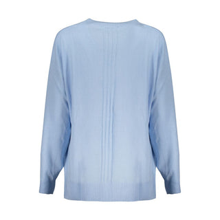 Suéter para mujer de acrílico azul celeste