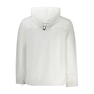 Herrenjacke aus weißem Polyamid