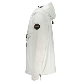 Herrenjacke aus weißem Polyamid