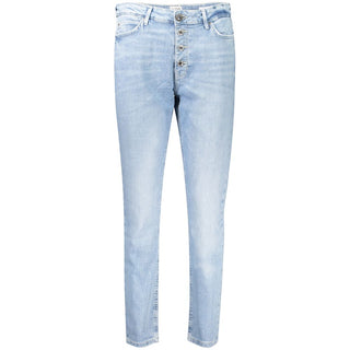 Azzurro Damen-Jeans aus Baumwolle