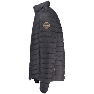 Black Polyamide Men's Jacket