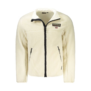 Chaqueta para hombre de poliéster blanco