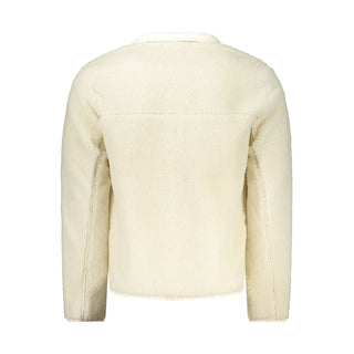Chaqueta para hombre de poliéster blanco