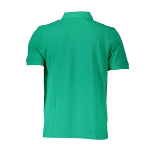 Polo de algodón azul para hombre