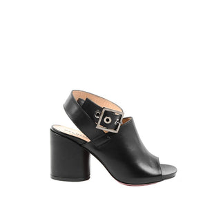 Schwarze Lackleder-High-Heel-Pumps
