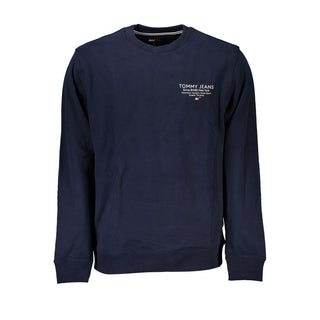 Sudadera azul de algodón para hombre