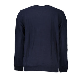 Sudadera azul de algodón para hombre