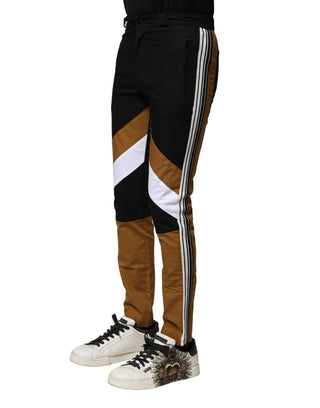 Pantalones ajustados multicolor de algodón para hombre