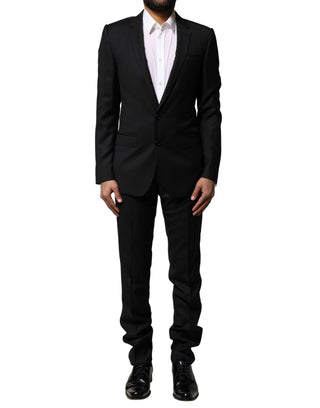 Blue MARTINI Wool Formal 2 Piece Suit