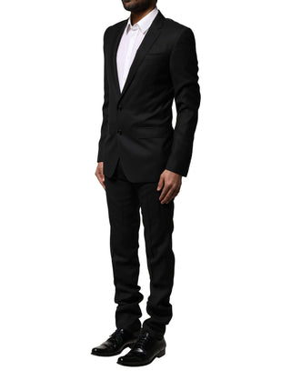 Blue MARTINI Wool Formal 2 Piece Suit