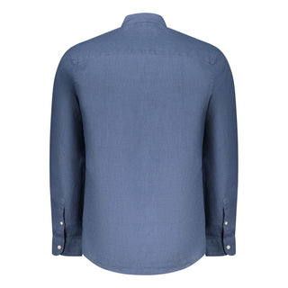Blu Linen Men Shirt