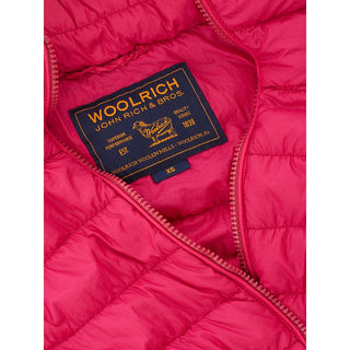 Fuchsiafarbener Polyamid-Blouson