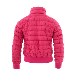 Fuchsiafarbener Polyamid-Blouson