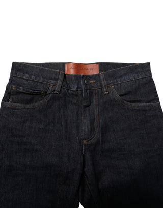 Schwarze Super-Skinny Jeans aus Baumwolle für Herren