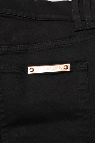 Schwarze Skinny Herrenjeans aus Baumwolle