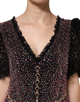 Mehrfarbiges, verziertes Meerjungfrauenkleid
