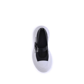 Schwarze Ballerinas aus Gummi
