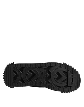 Schwarze Logo Schnür-Sneaker NS1 Low Top