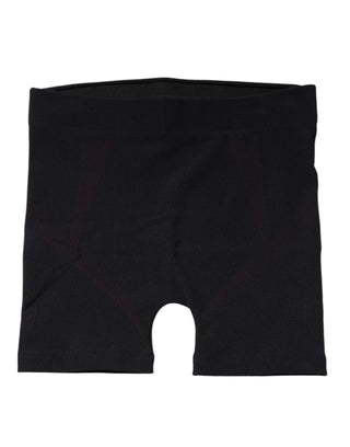Schwarze Boxershorts aus Nylon-Stretch