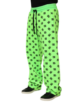 Grüne Jogginghose für Herren mit Logo-Print