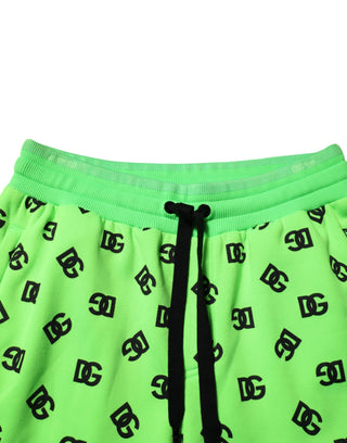 Grüne Jogginghose für Herren mit Logo-Print