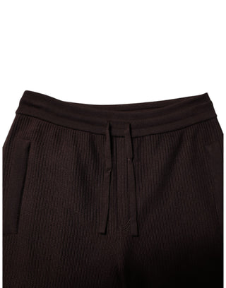Brown Cashmere Men Jogger Sweatpants Pants