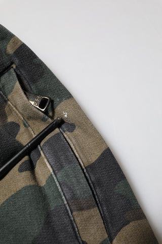 Brown Camouflage Cotton Men Jogger Pants