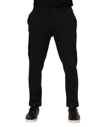Dunkelgraue Viskosehose für Herren