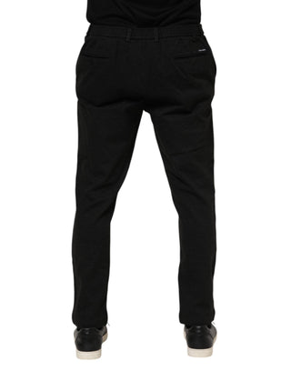 Dunkelgraue Viskosehose für Herren