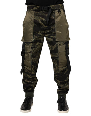 Mehrfarbige Cargo-Tarnhose