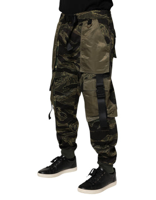 Mehrfarbige Cargo-Tarnhose