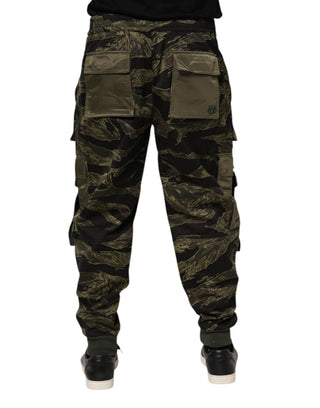 Mehrfarbige Cargo-Tarnhose