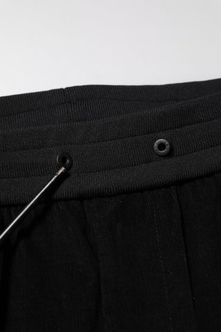 Schwarze Cargo-Jogger für Herren aus Baumwolle